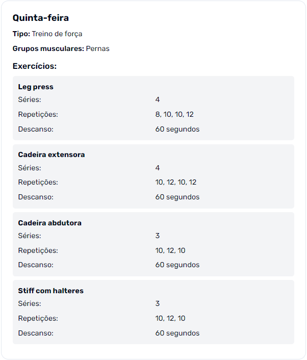 Passo 3: Personalize o plano